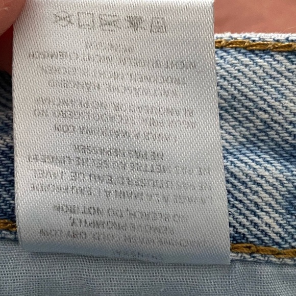 J Galt Shanghai Blue Cotton Denim Straight Leg Jeans Size Medium Light Wash - Picture 5 of 8